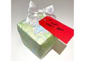 Map Gift Wrap